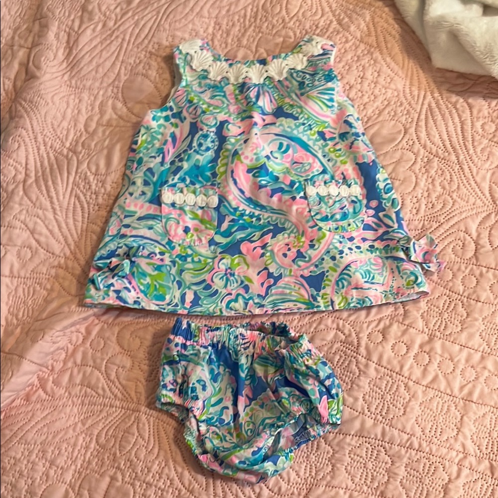 Lilly Pulitzer Pink and Blue Diaper Covers Vibrant Accessories